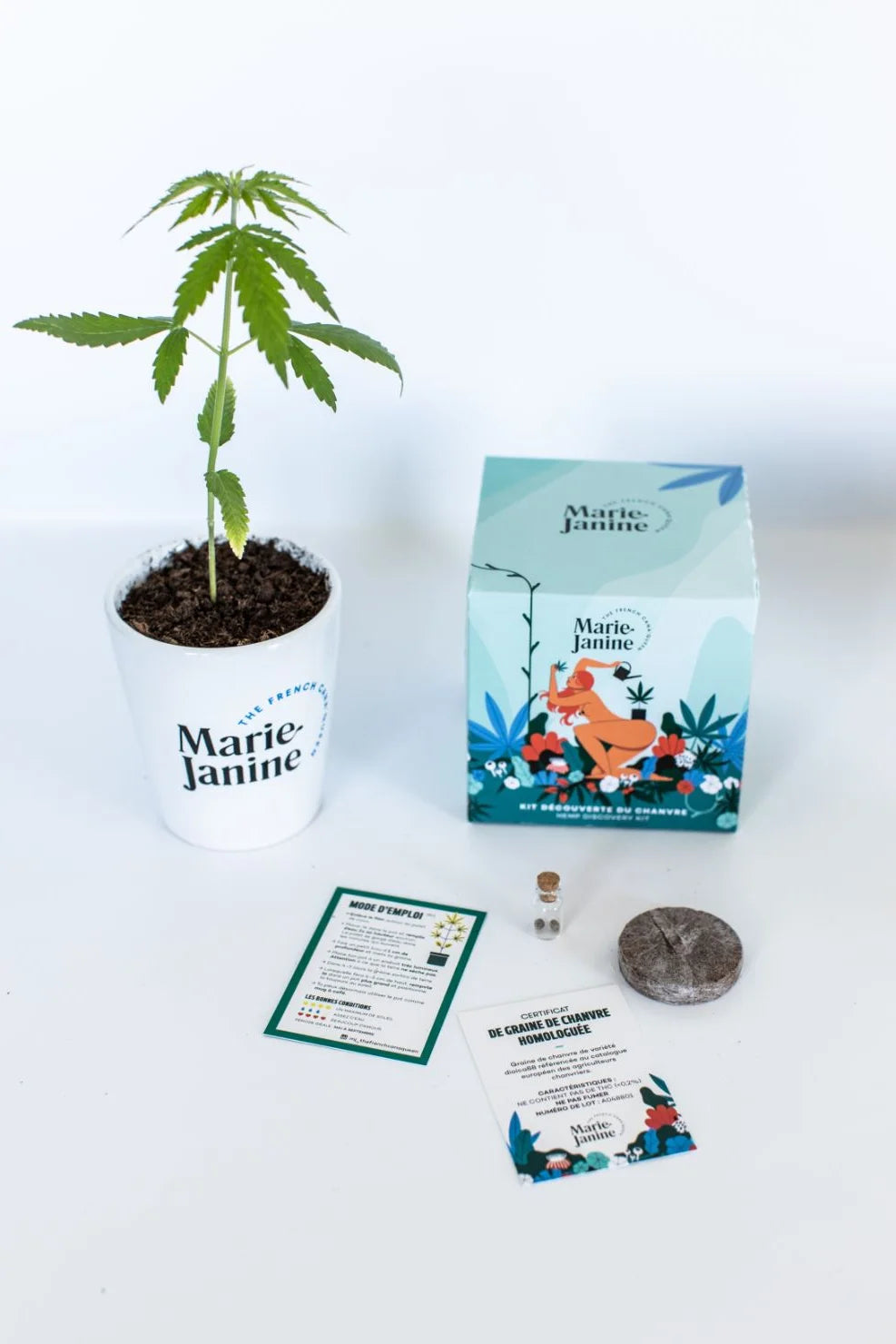Kit plantation de chanvre CBD - Rouquine
