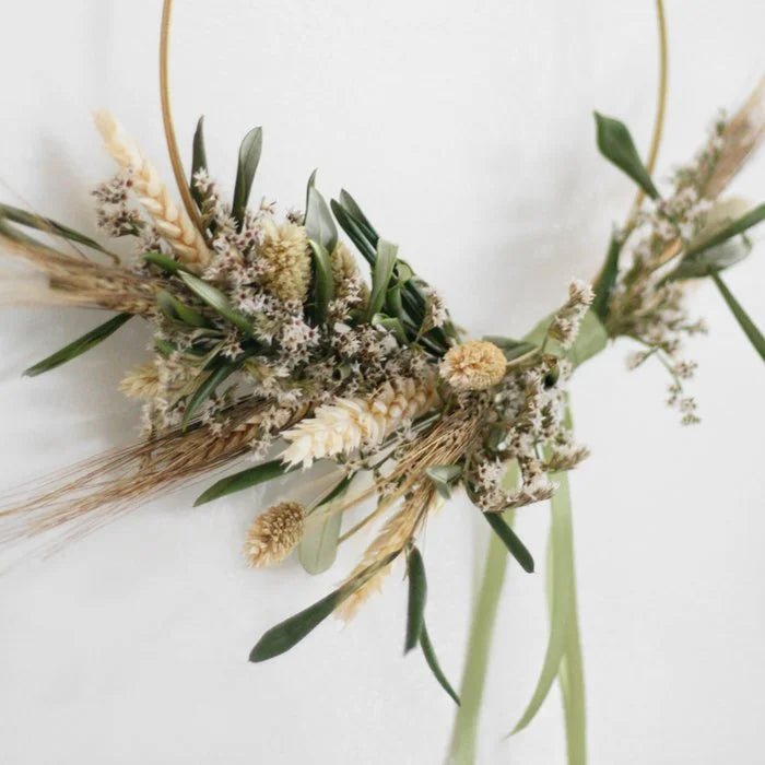 DIY - Couronne de fleurs séchées