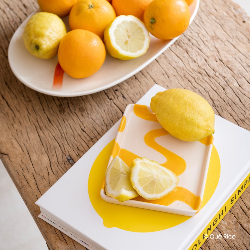Assiette XS Javier - Jaune