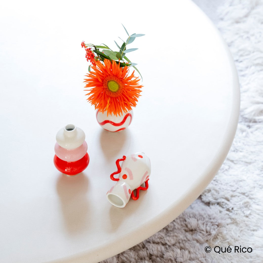 Vase XS Trio 3 - Rouge