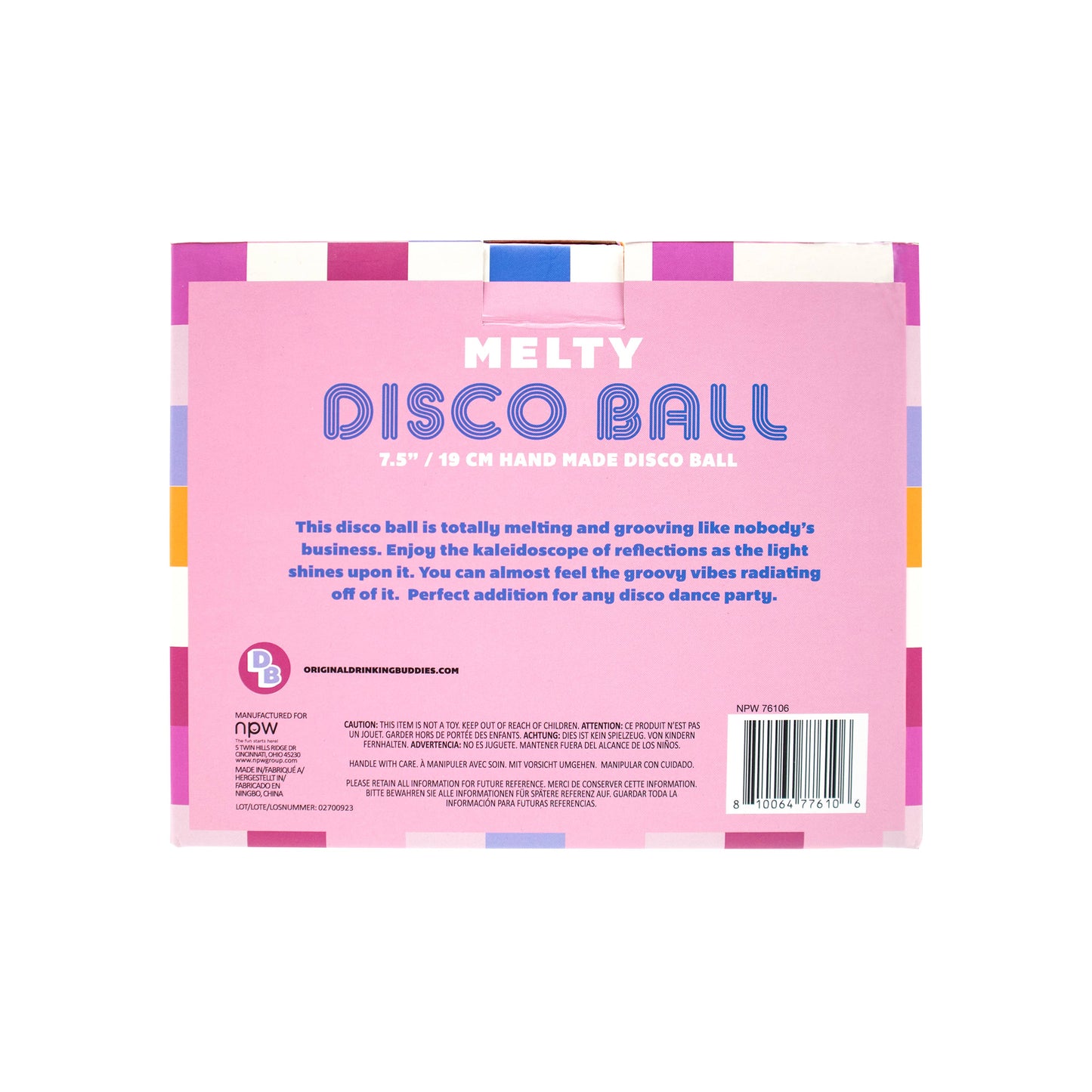 Boule disco fondue