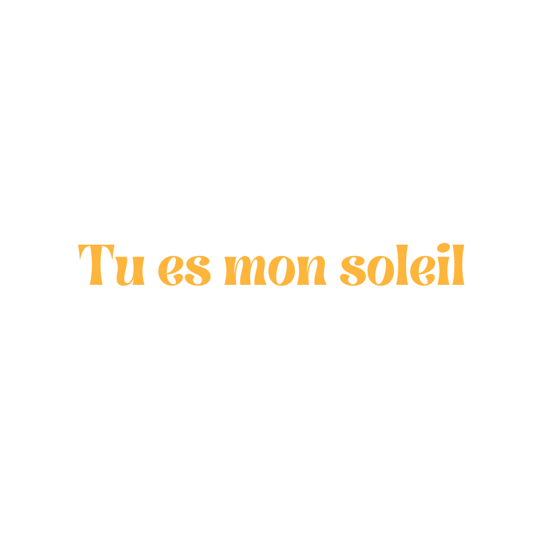Miroir - Tu es mon soleil