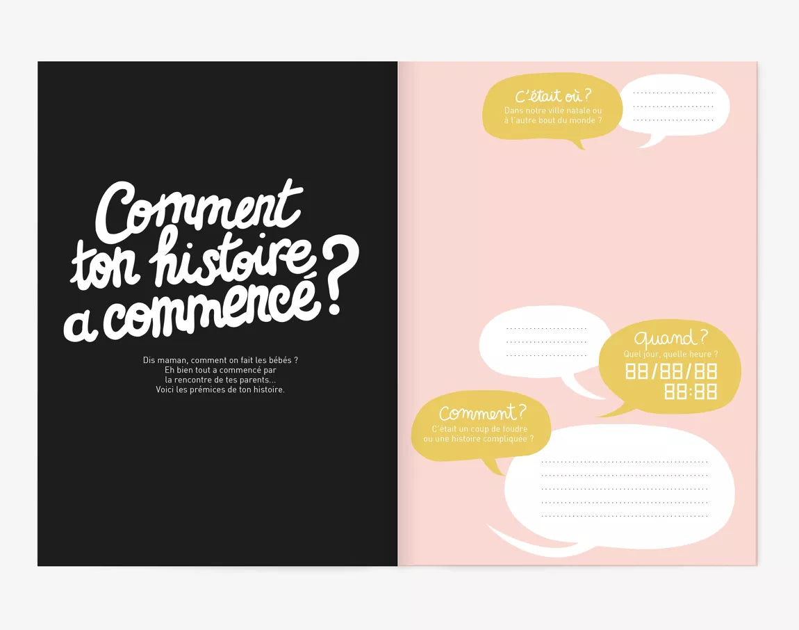 Livre à compléter - 9 mois à t'attendre