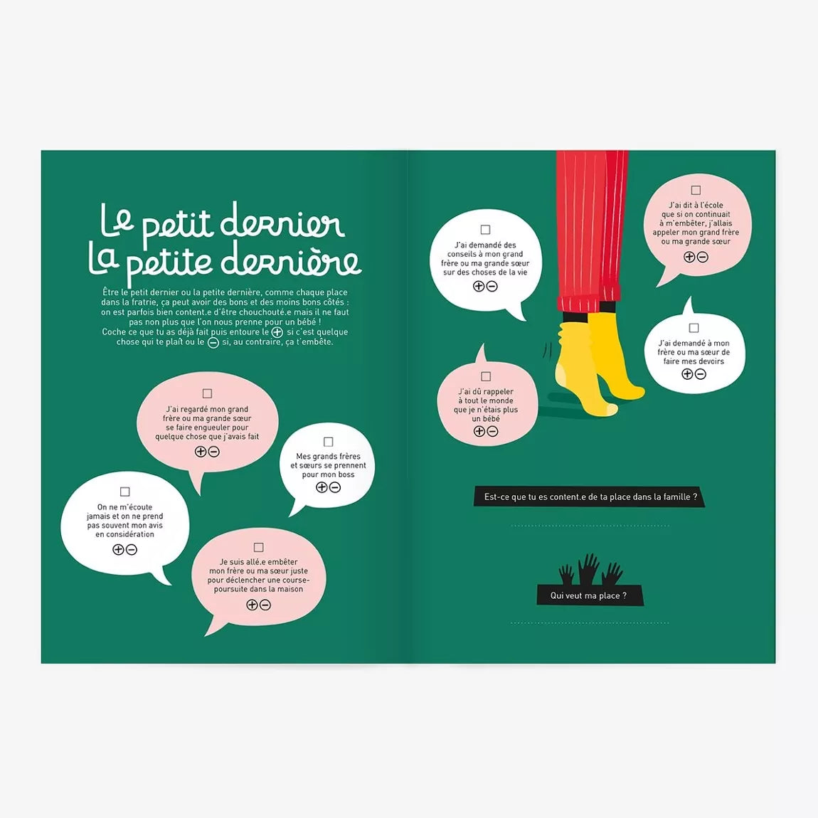 Livre à compléter - Entre frères et soeurs
