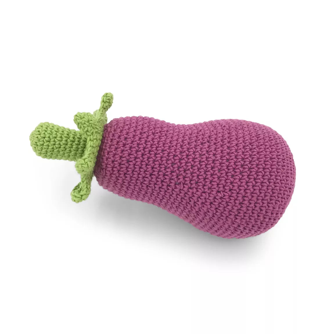 Peluche crochet - Aubergine