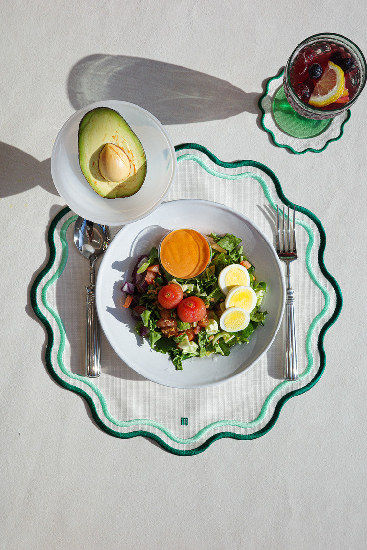 Set de Table Flora - Vert