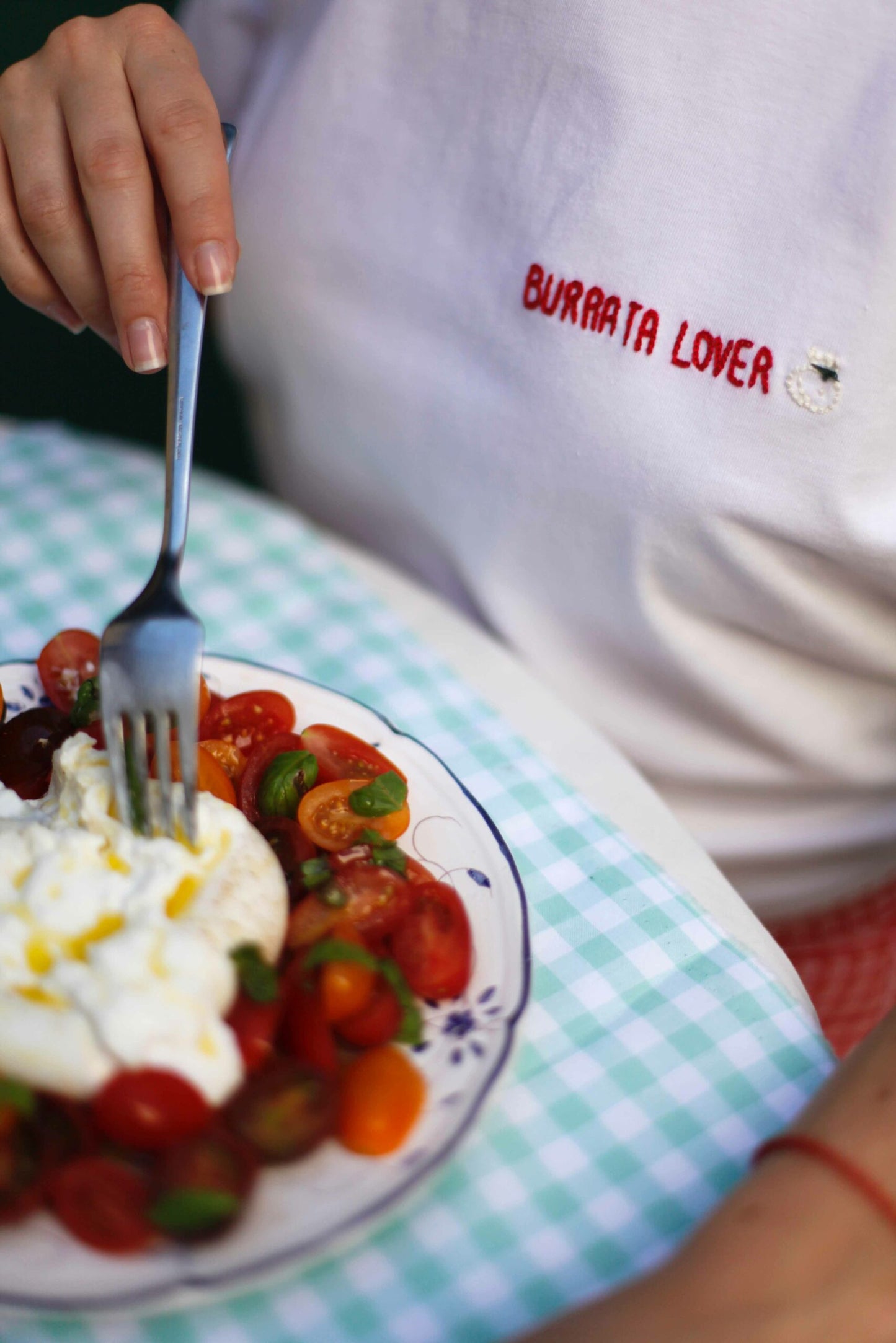 T-shirt brodé - Burrata Lover