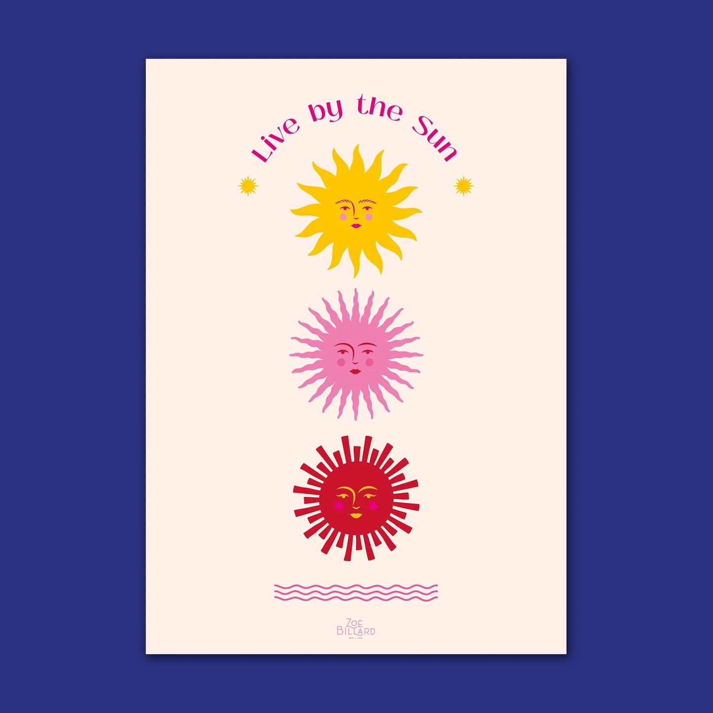 Live by the Sun - Affiche Zoé
