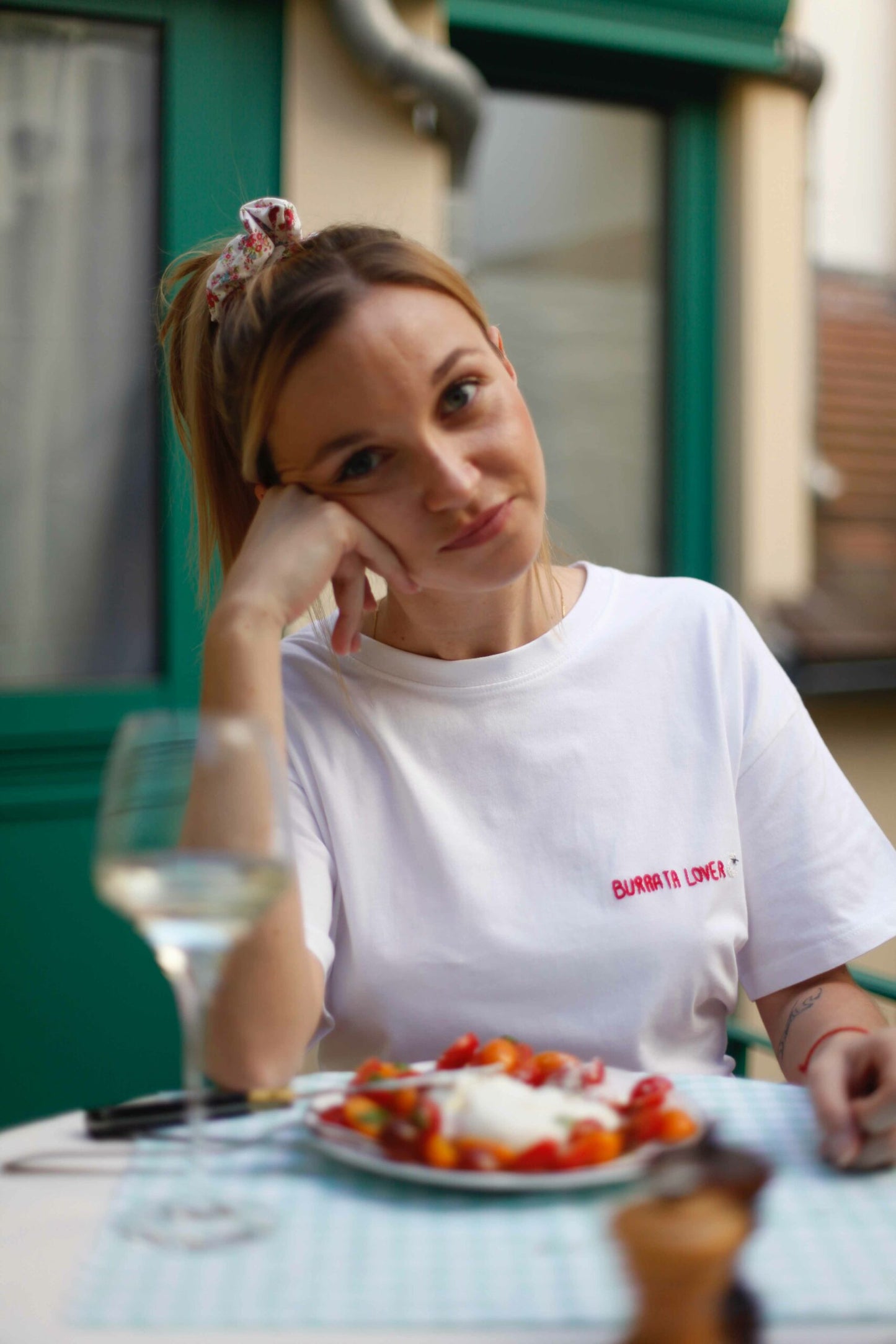 T-shirt brodé - Burrata Lover