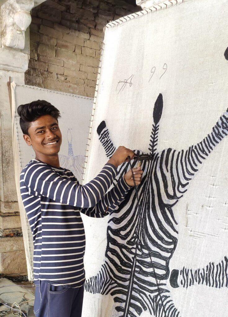 Tapis Léopard - Tête