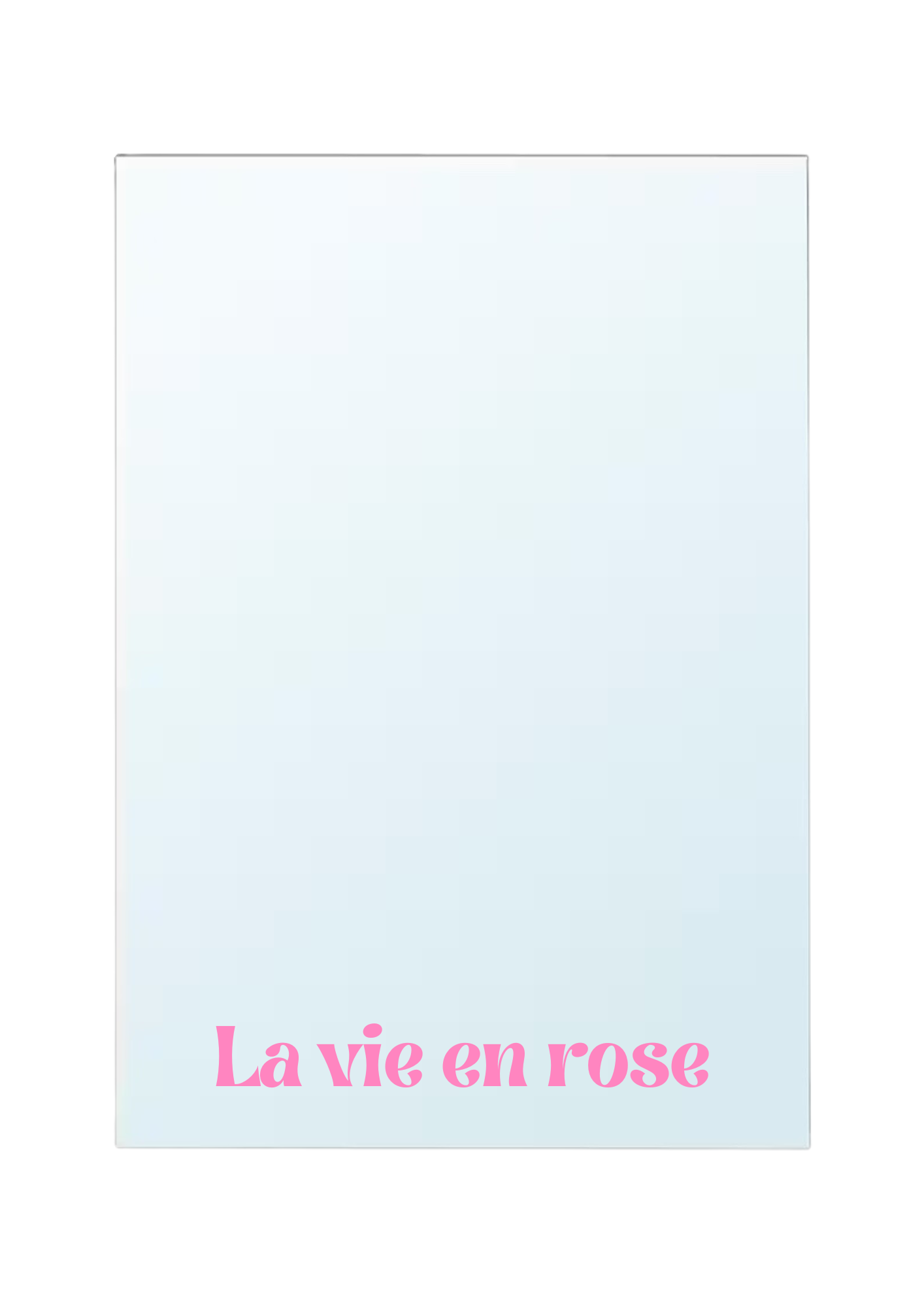 Miroir Edith - La vie en rose