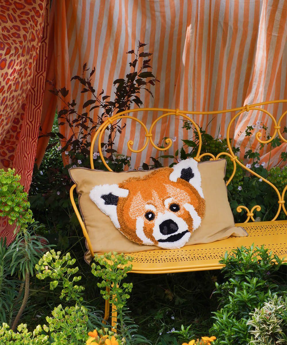 Tapis Panda Roux - Tête