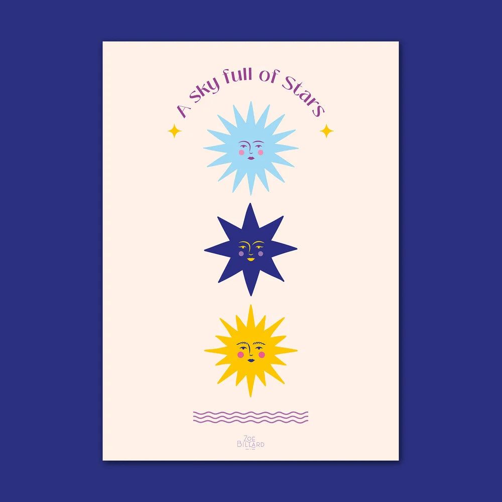 A sky of full of Stars - Affiche Zoé