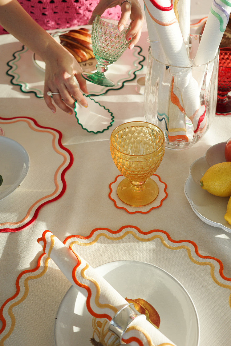 Set de Table Flora - Orange