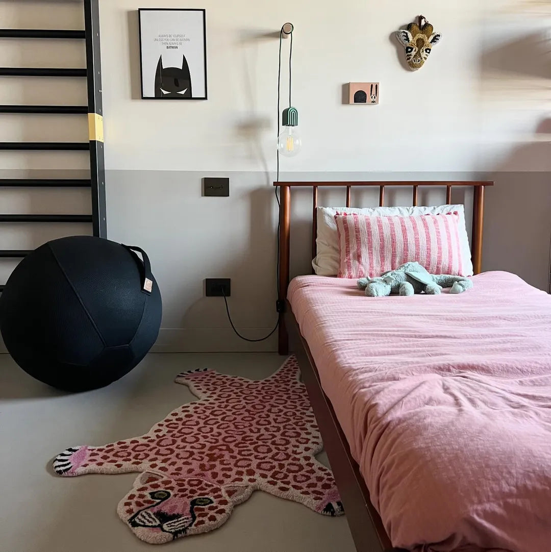 Tapis Léopard Rose - XL