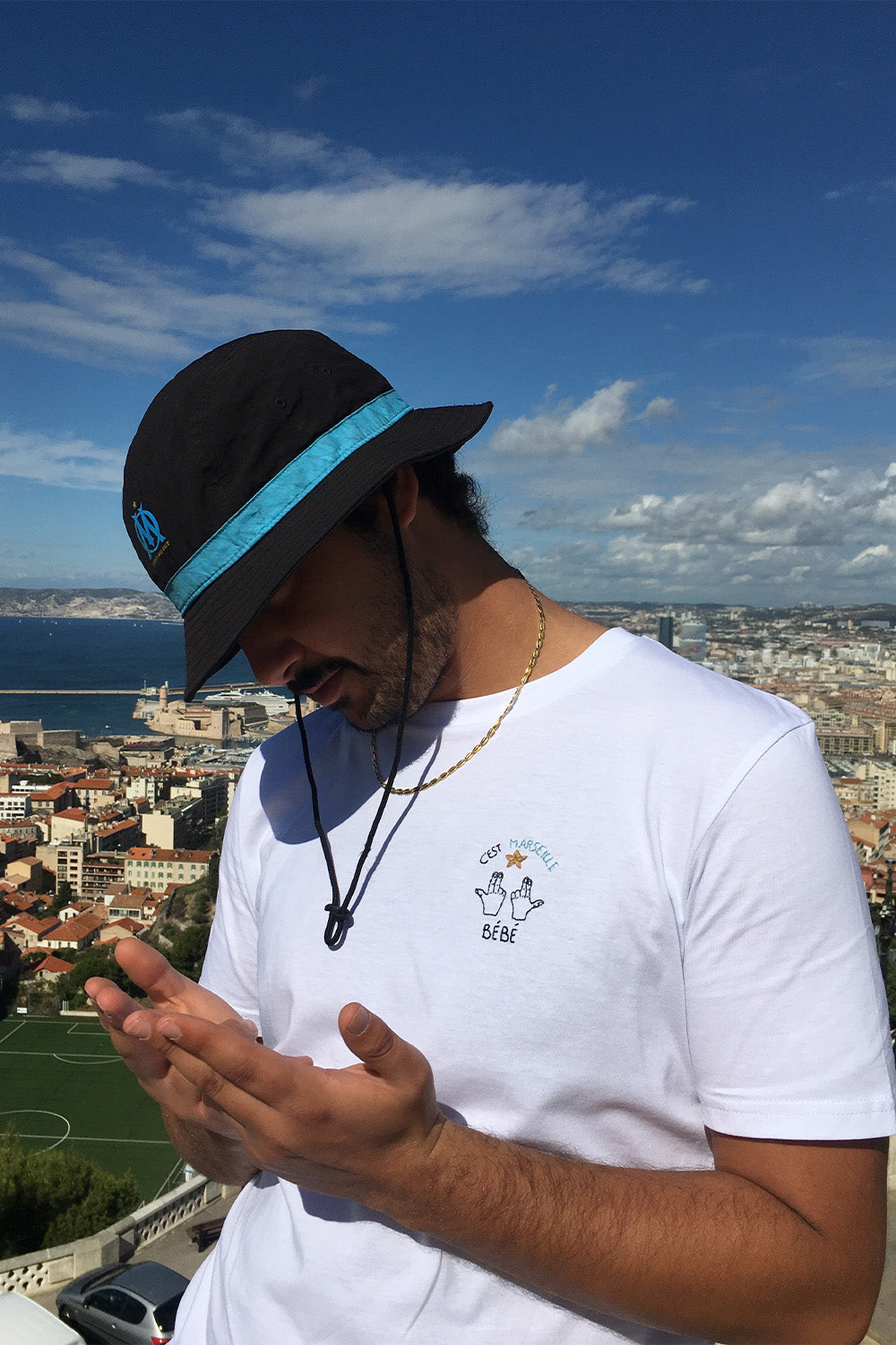 T-shirt brodé - Marseille bébé