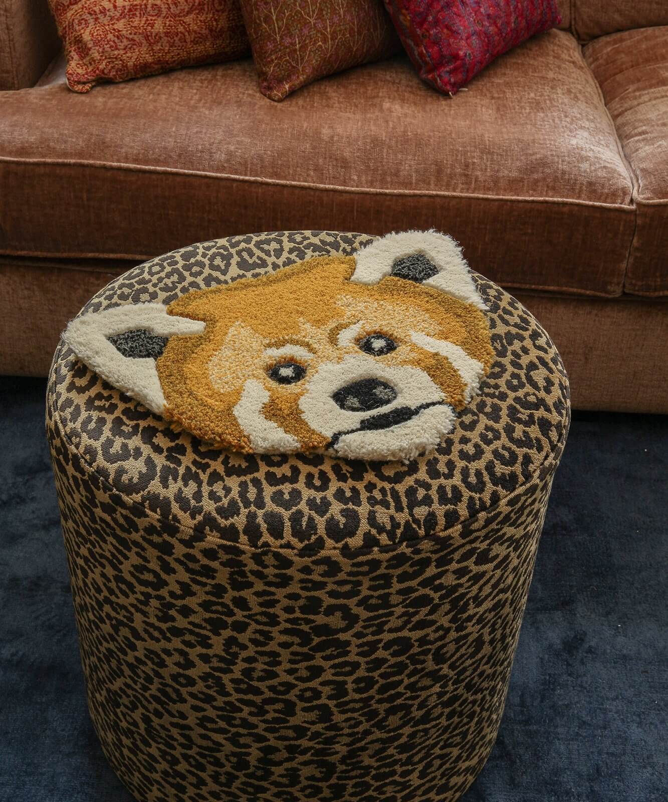 Tapis Panda Roux - Tête