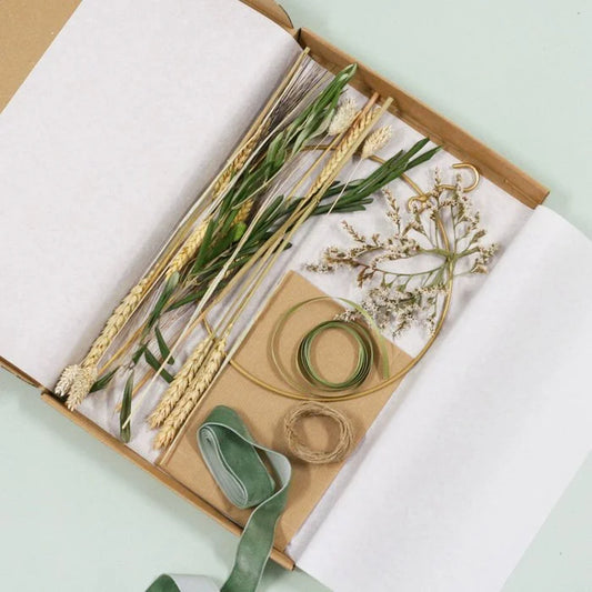 DIY - Couronne de fleurs séchées