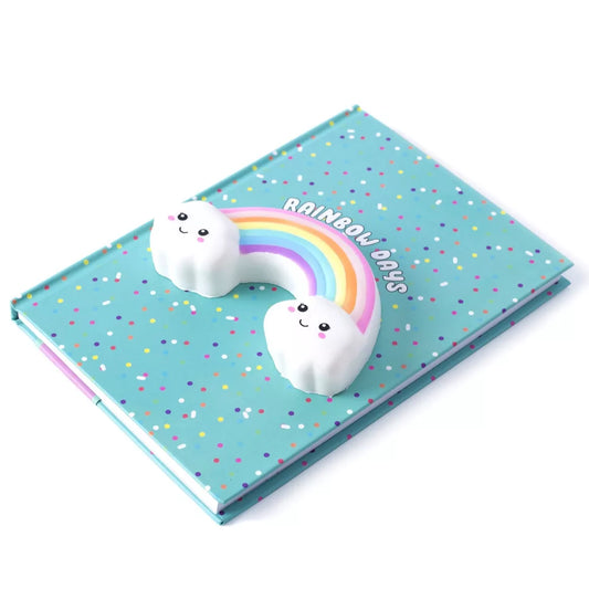 Carnet "fluffy" - Arc en Ciel