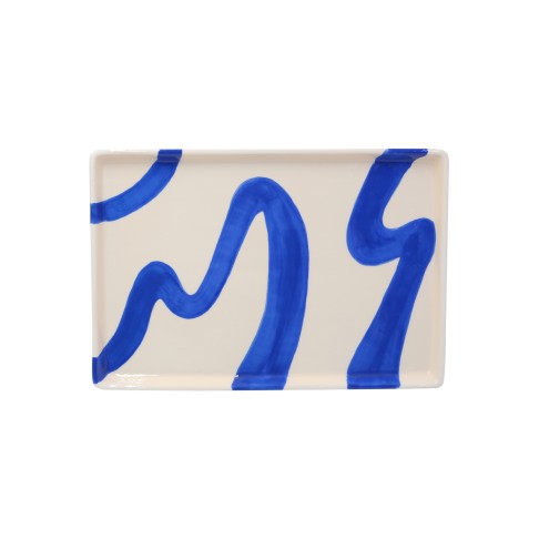 Assiette XL Alejandro - Bleue