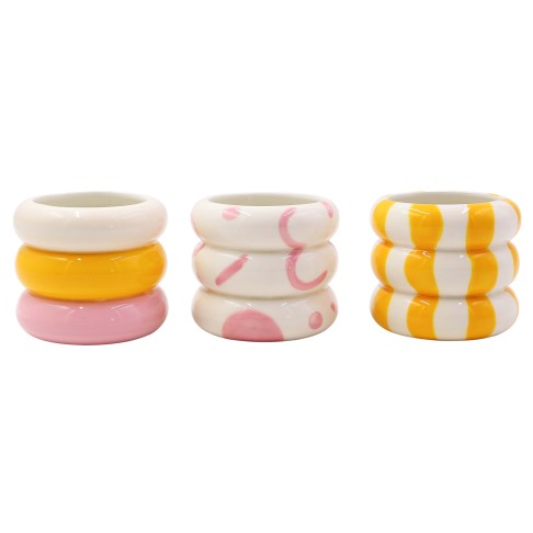 Pot XS Lot Trio - Jaune