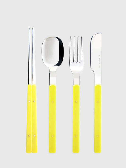 Kit de couverts - Jaune