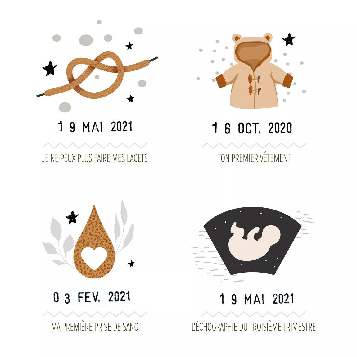 DUO En t'attendant + Mes premières fois - Affiche à dater