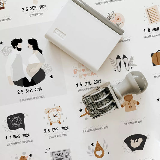 DUO En t'attendant + Mes premières fois - Affiche à dater