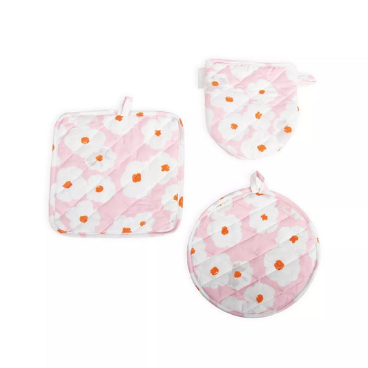 Ensemble de cuisine - Floral rose