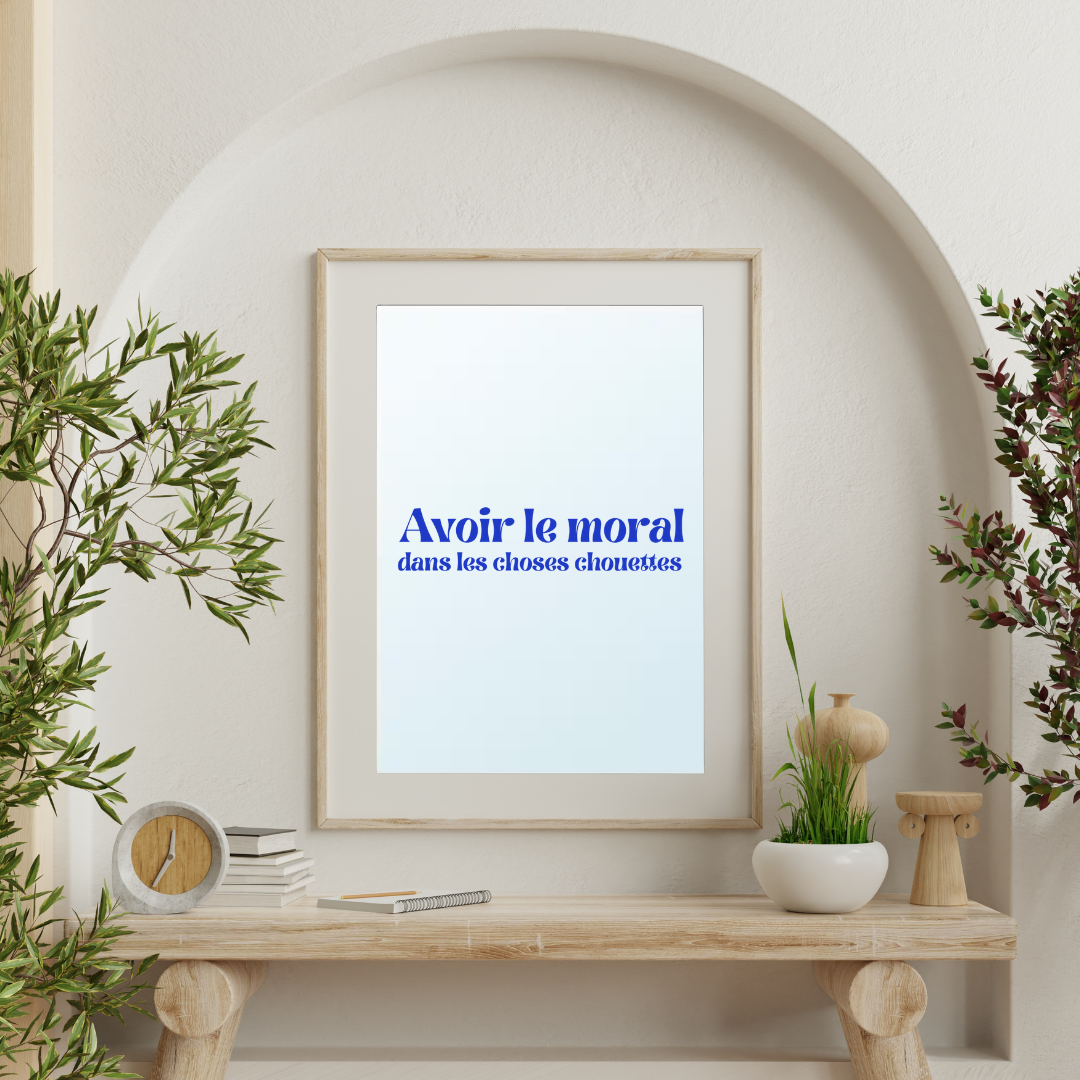 Miroir - Avoir le moral dans les choses chouettes