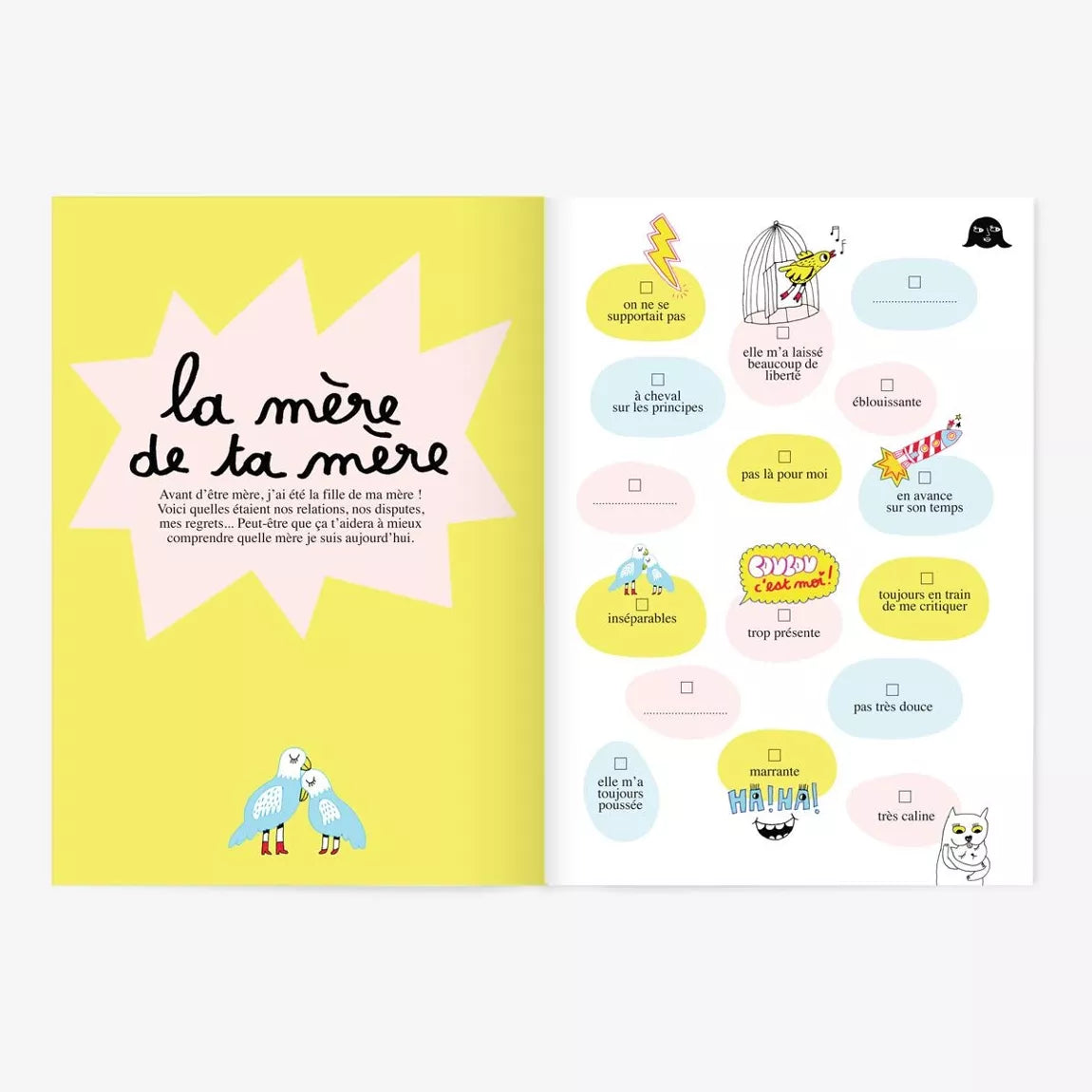 Livre à compléter - Telle mère, telle fille !