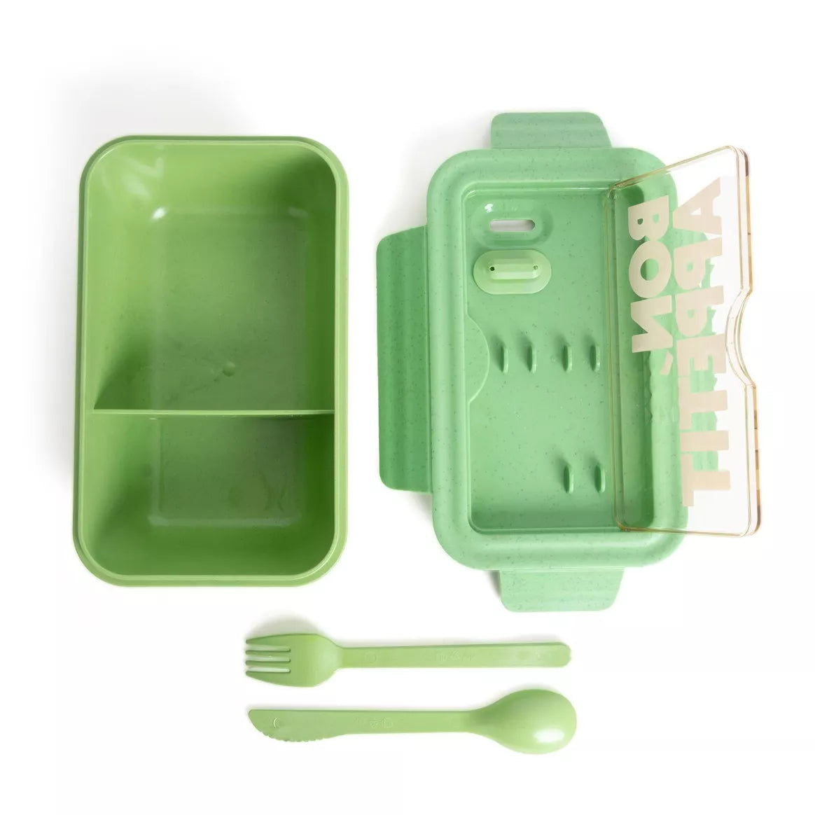 Lunchbox "Bon appétit" - Vert