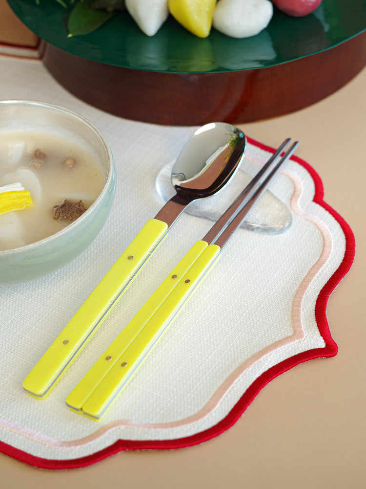 Kit de couverts - Jaune