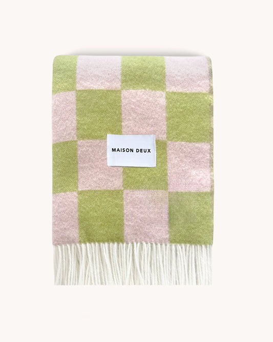 Couverture Damier - Kiwi