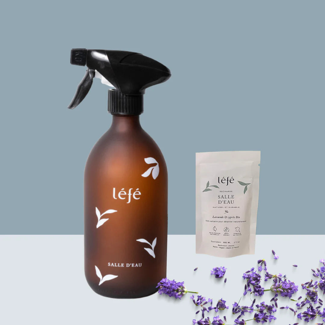 Salle d'eau Lavande – Spray en verre & sa recharge