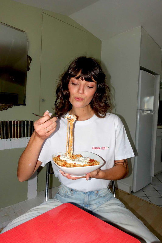 T-shirt brodé - Burrata Lover