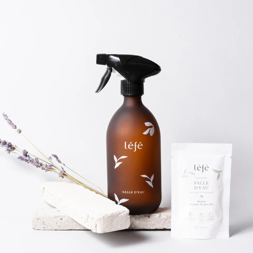 Salle d'eau Lavande – Spray en verre & sa recharge