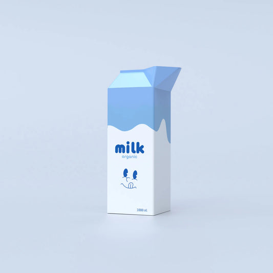 Vase - Brique de lait