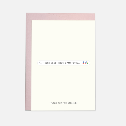 Carte postale - Symptômes Google