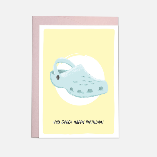 Carte postale - Crocs Birthday