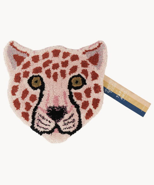 Tapis Léopard Rose - Tête