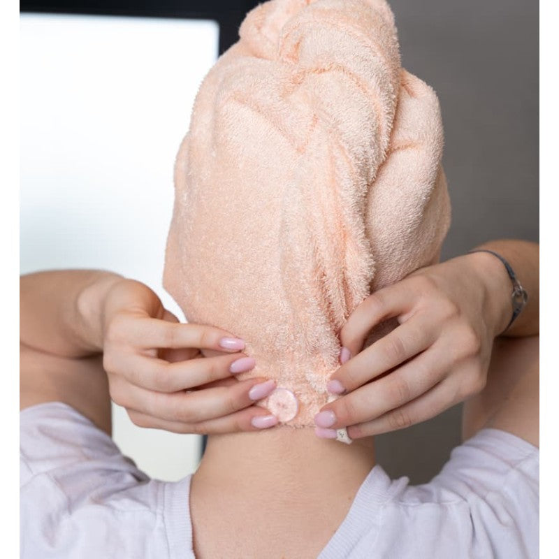 Serviette cheveux - Rose